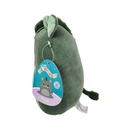 Squishmallows Plush 9 Inch Tonya the Forest Green Boar Soft Plush Stuffed Toy - Picture 3 of 4